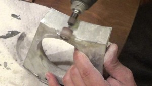 Sanding the Radar Eye Top