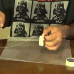 Glue strip to cone