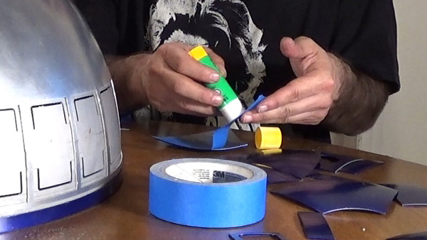 Glue stick on tape.