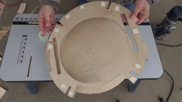 Top plate template