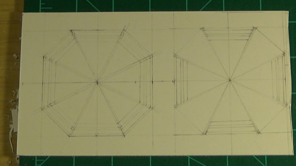 Octagon port trace outlines